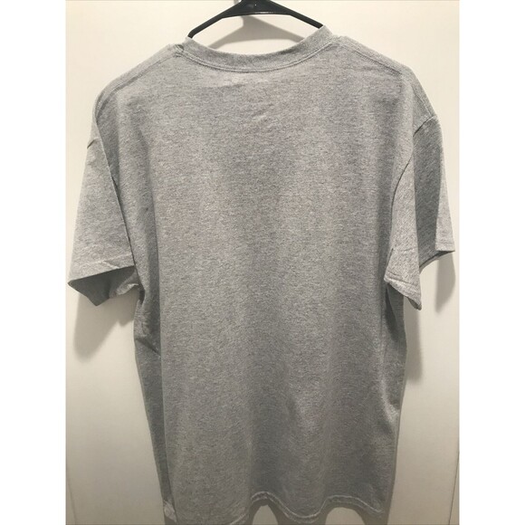 Men’s NFL Kansas City Chiefs T Shirt Short Sleeve Size Large Gray Mahomes Kelce - Picture 5 of 5